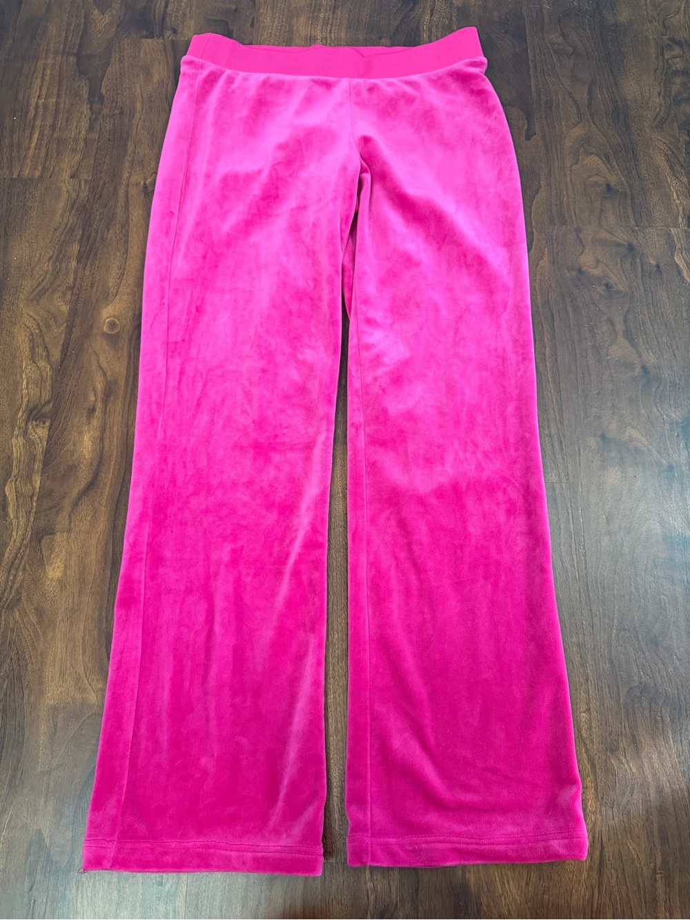 Juicy Couture Bright Hot Pink Velour Joggers